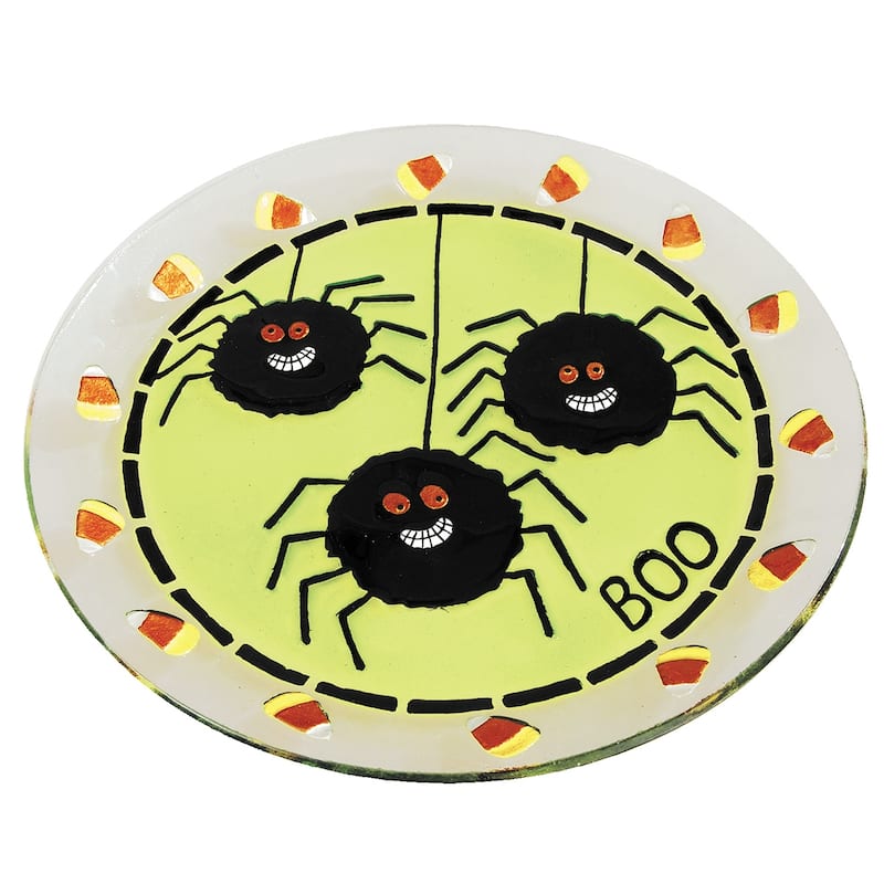 Spider Fused Glass Platter