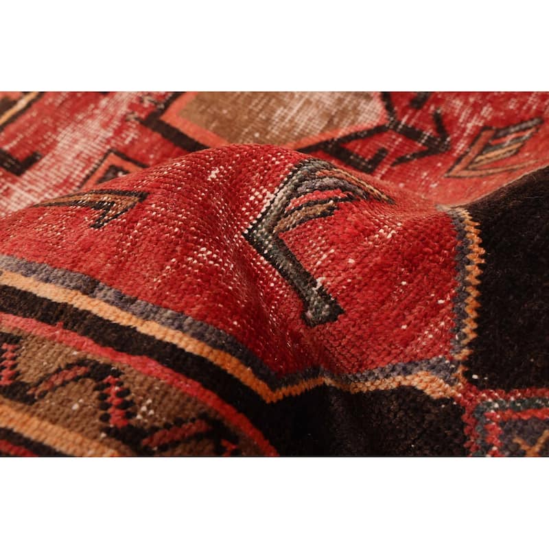 ECARPETGALLERY Hand-knotted Konya Anatolian Red Wool Rug - 3'9 x 7'9