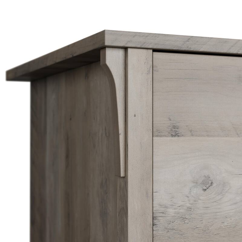 Bush Furniture Salinas 60W L Shaped Desk with Drawers and Storage