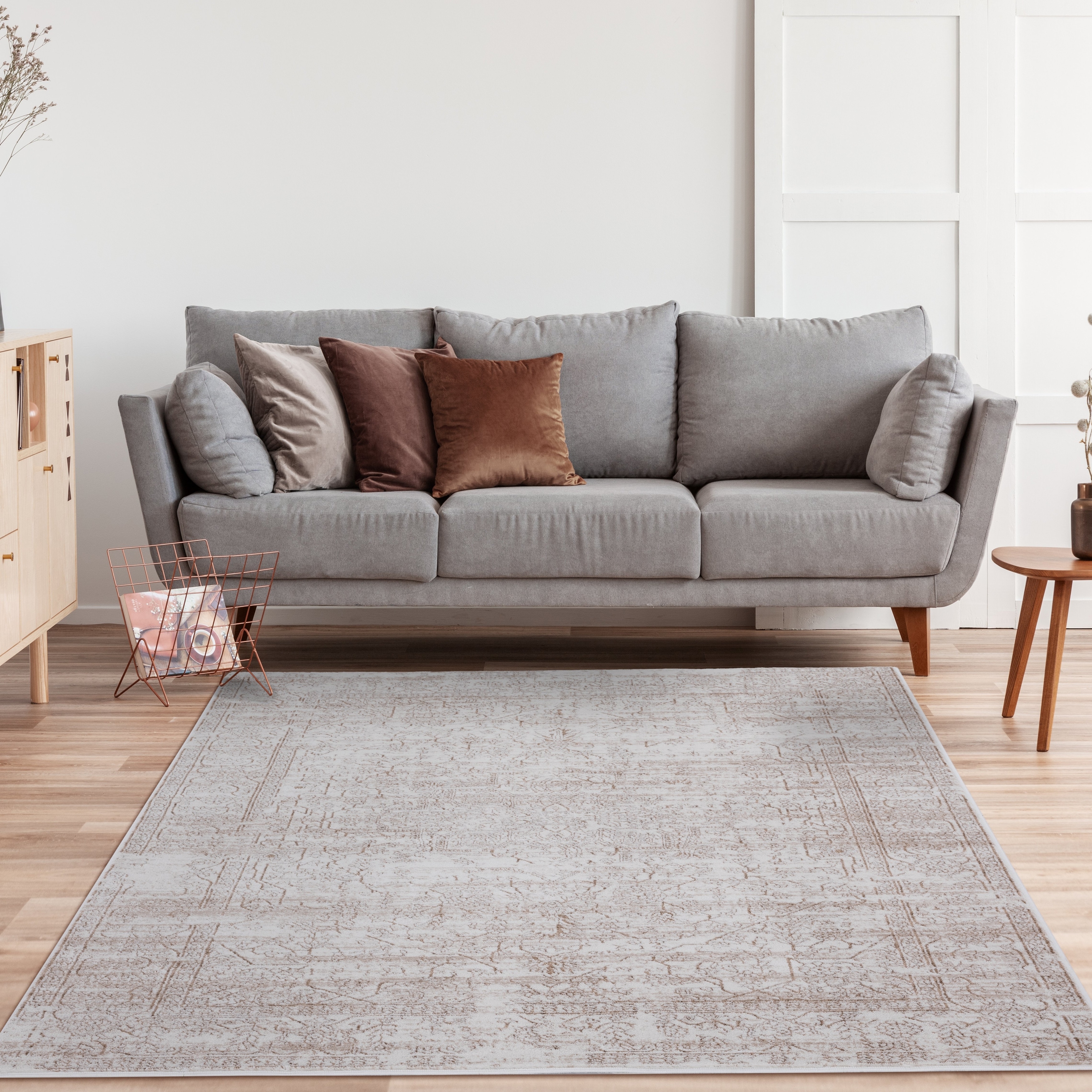 MDA Rugs Sorento Collection Cream/Beige Area Rug