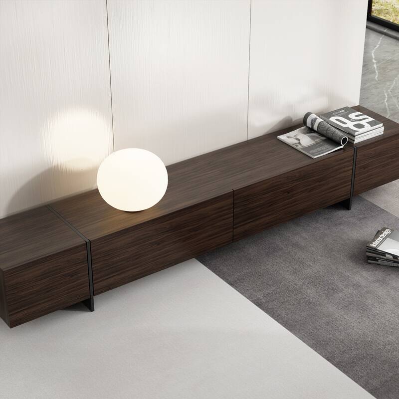 95.7 inch Media Console,Entertainment Center for TV up to 70 inch - 95.7"W