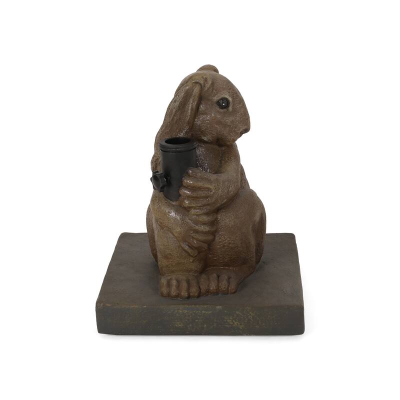 Roomfitters Rabbit/Bear/Elephant Umbrella Base, Decorative Heavy-Duty Patio Stand