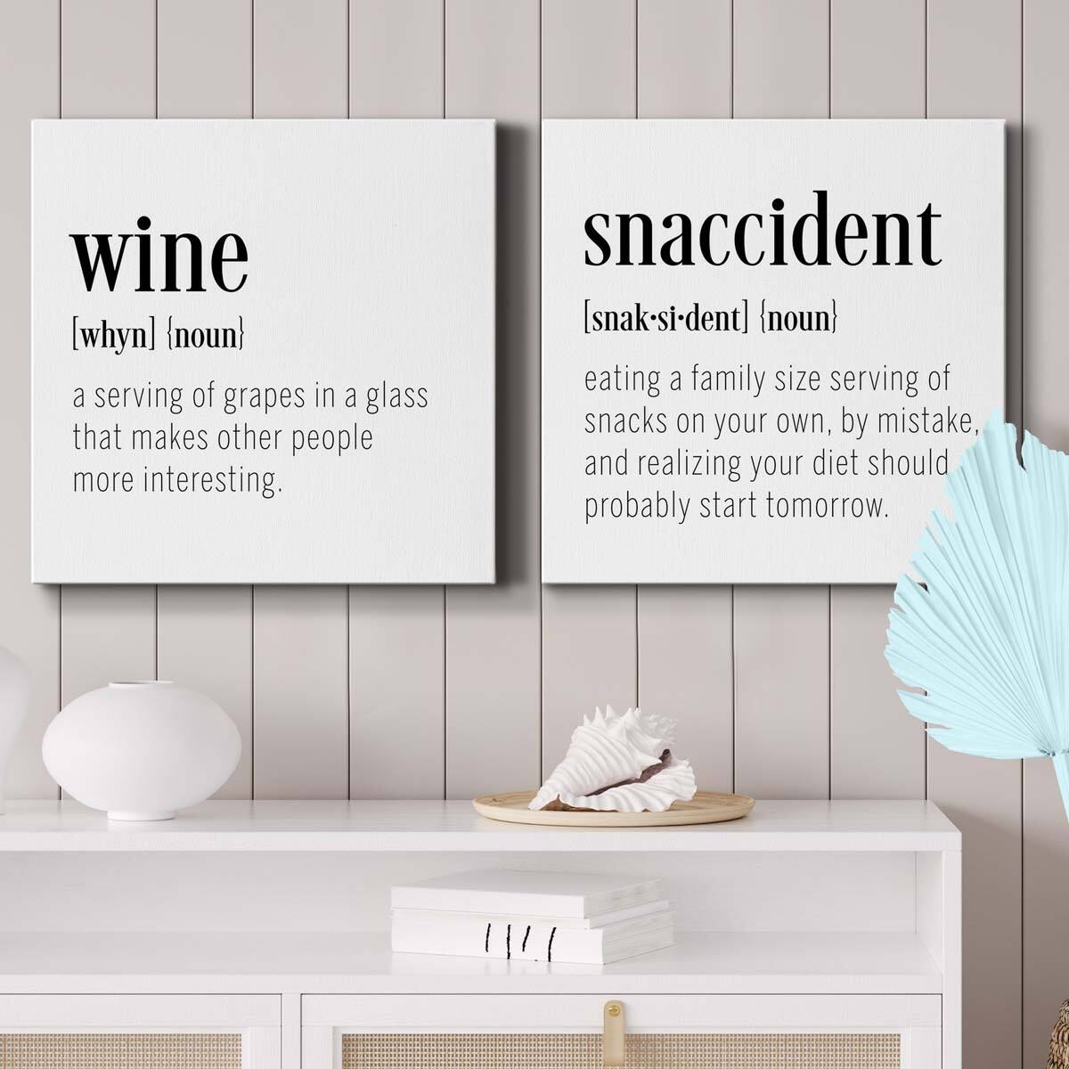 Wine DefinitionPremium Gallery Wrapped Canvas Ready to Hang Bed