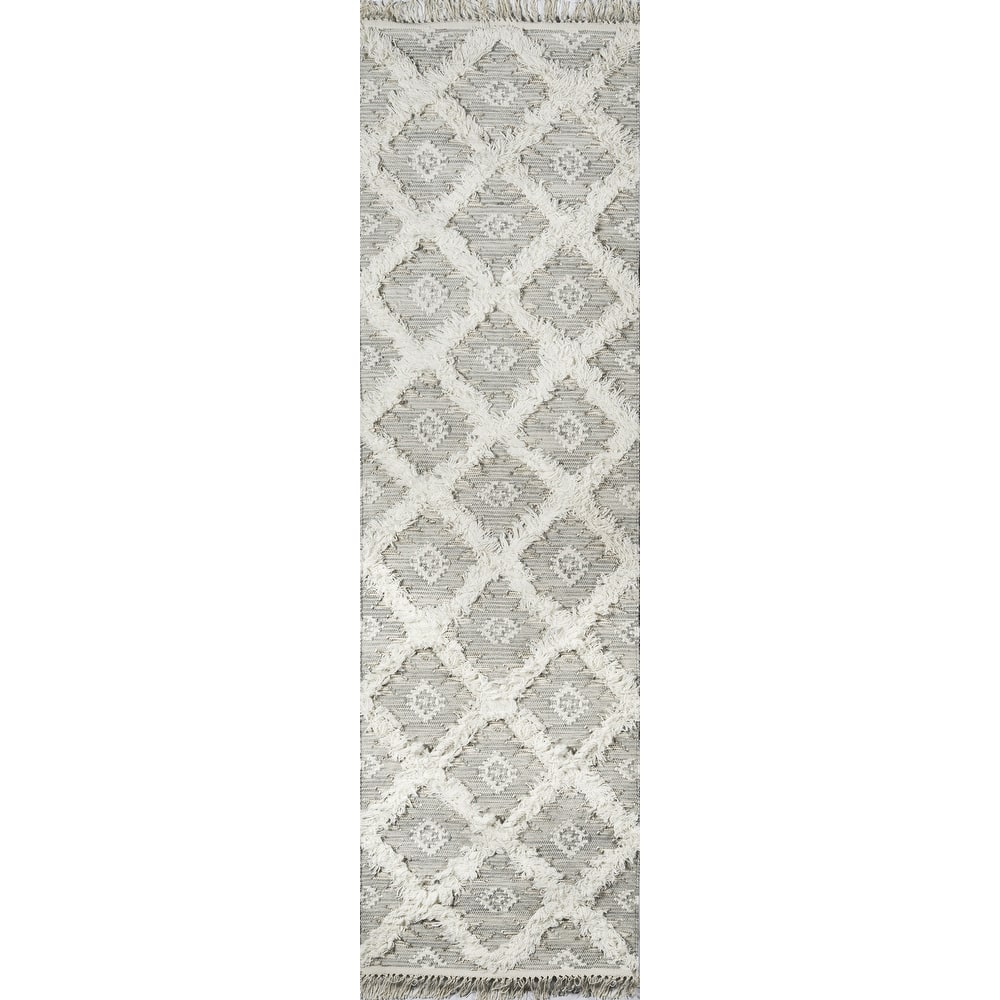 Momeni Harper Hand-woven Trellis Pattern Wool Contemporary Area Rug