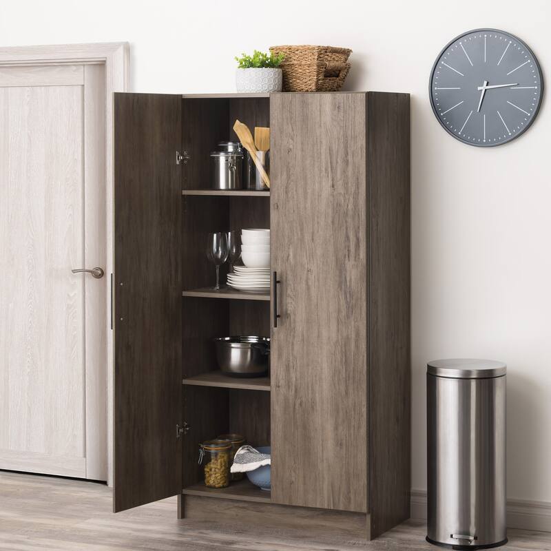 Prepac 'Winslow Elite' 32-inch Brown Storage Cabinet - 32 Inch - 32 Inch