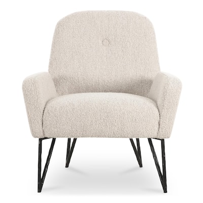 NADAAL STUDIOS Sorre, Accent Chair Boucle Upholstery, Beige