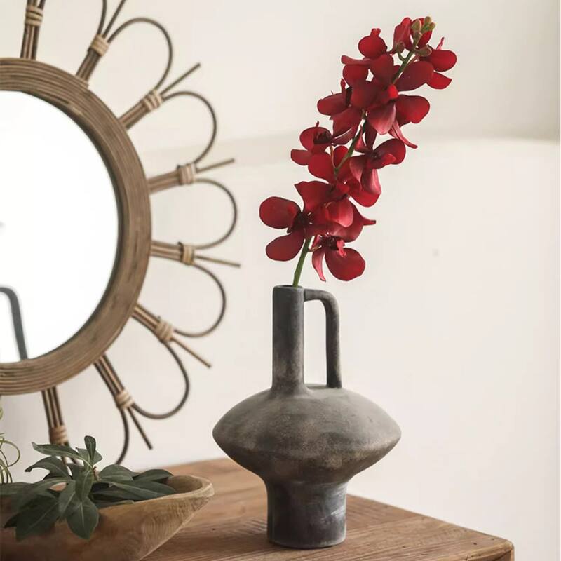 RusticReach Single Red Orchid Stem 14.5" Tall