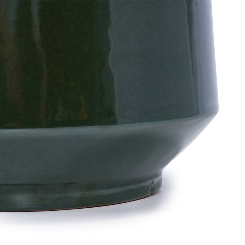 Ceramic Planter Pot for arranging Monstera Fiddle-Leaf Fig, Drainage