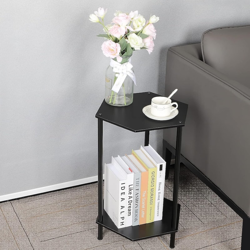 Small End Tables Living Room Set of 2