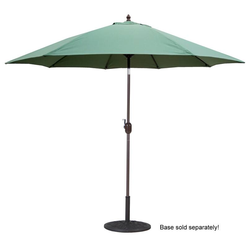 Tropishade 9' Market Umbrella with Sunbrella 5443 Basil