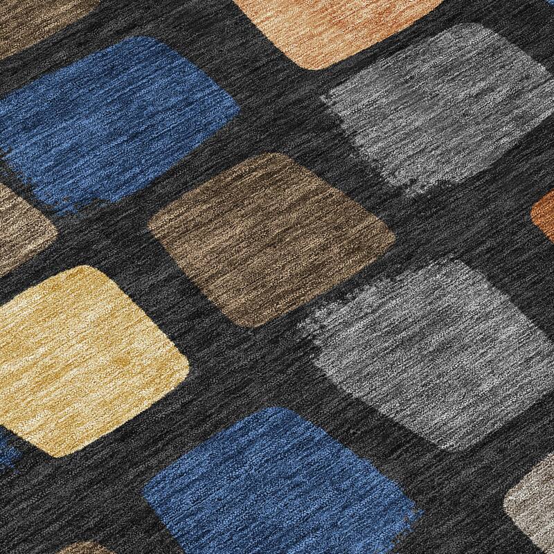 Machine Washable Indoor/ Outdoor Casual Hoppy Chantille Rug