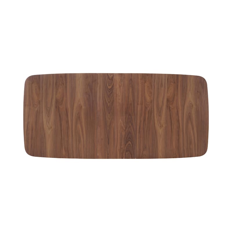 Lana Natural Walnut and Grey 9-piece Dining Set with Butterfly Leaf