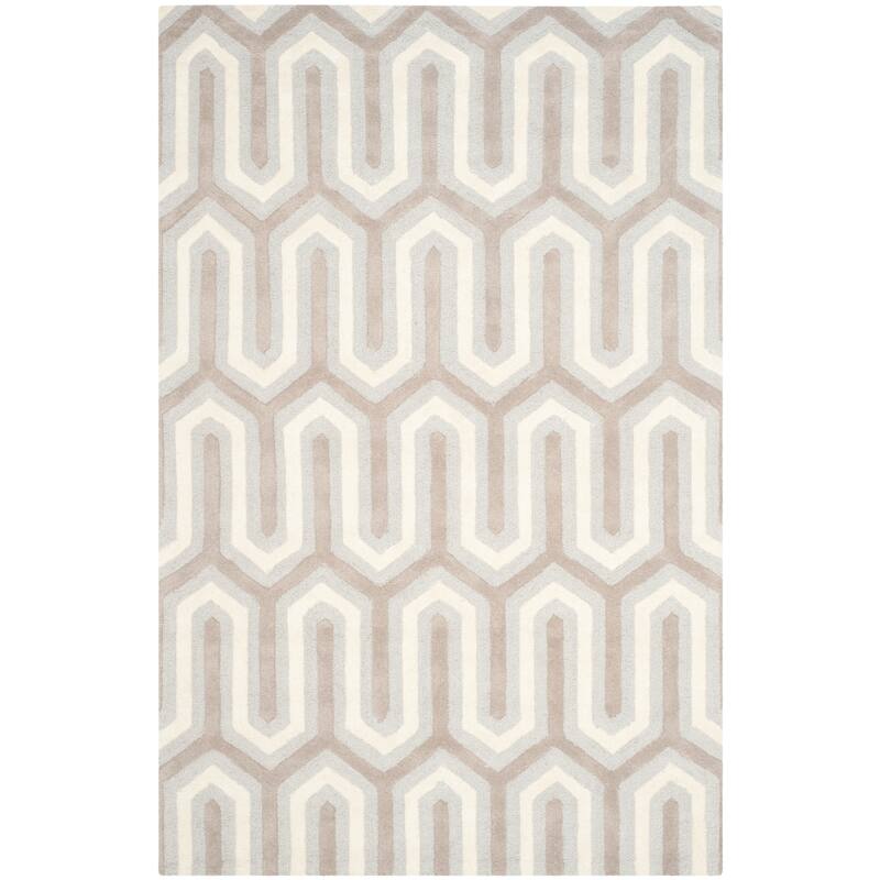 SAFAVIEH, Handmade Cambridge Faiza Modern Moroccan Wool Rug