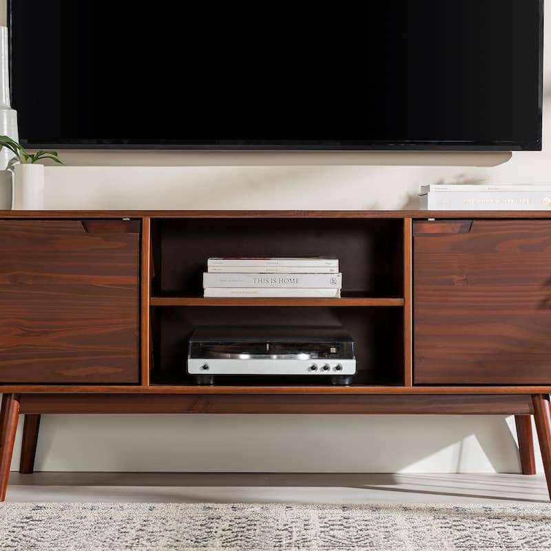Middlebrook 58-inch Mid-Century Solid Wood TV Stand