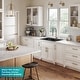 preview thumbnail 14 of 33, KRAUS Quarza Granite 33 inch 60/40 Undermount Drop-in Kitchen Sink