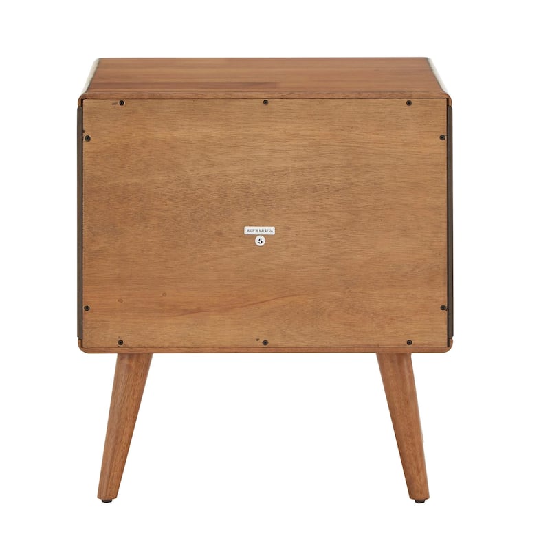 Clark Oak Finish 2-drawer Nightstand by iNSPIRE Q Modern