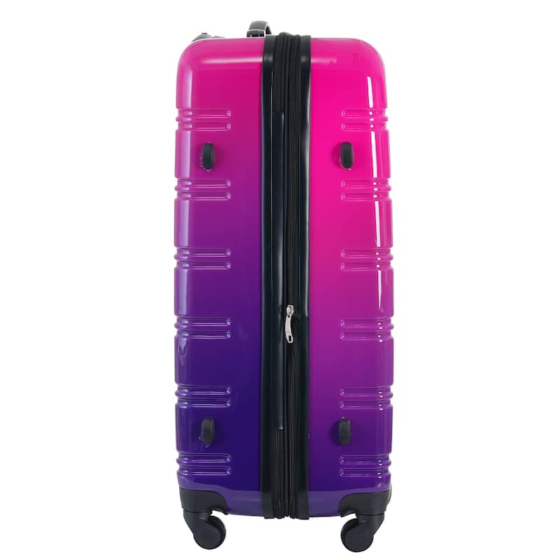3-Piece, 20, 24, 28-Inch Modern Luggage Sets, Gradient Expandable Luggage with Swivel Wheels and TSA Lock, for Boarding Travel