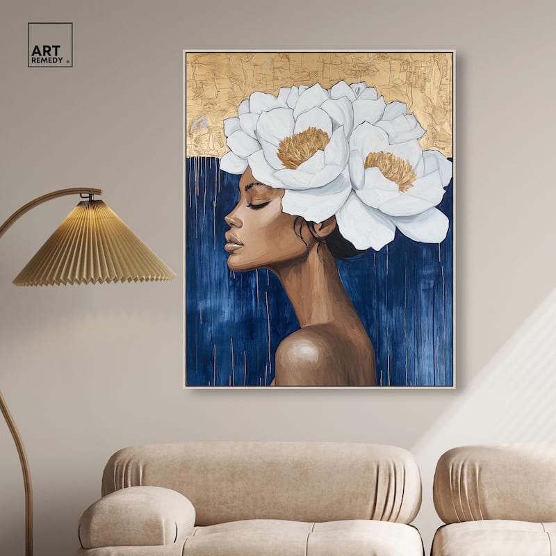 Floral Goddess II Canvas by Art Remedy