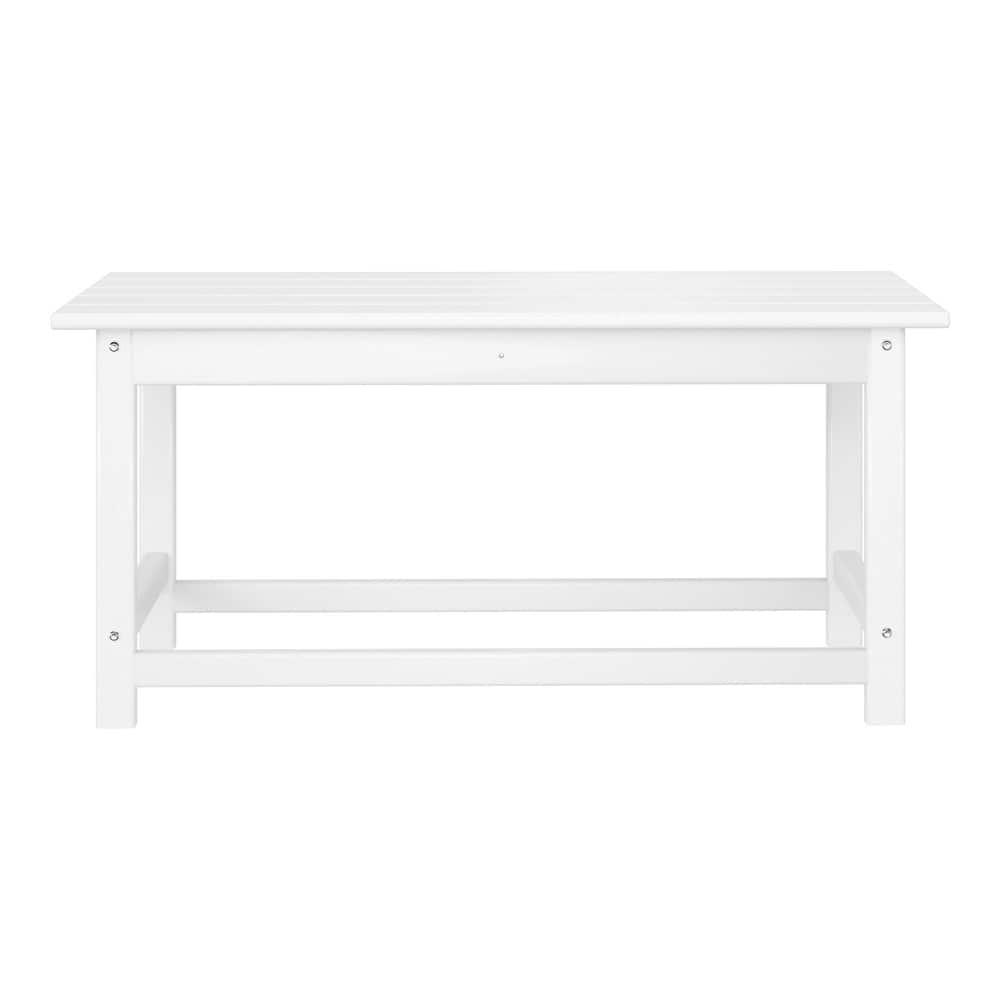 Laguna Hdpe All Weather Outdoor Patio Rectangular Coffee Table