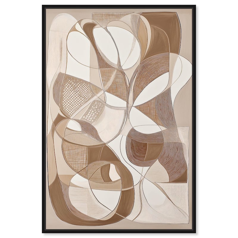 Mocha Dream Canvas by Art Remedy - Black - 10" x 15"
