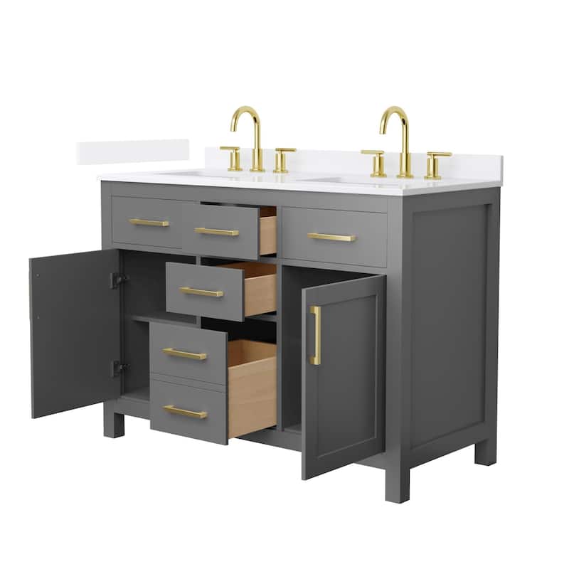 Wyndham Collection WCG2424-48D-QTZ-US3MXX Beckett 48" Free Standing