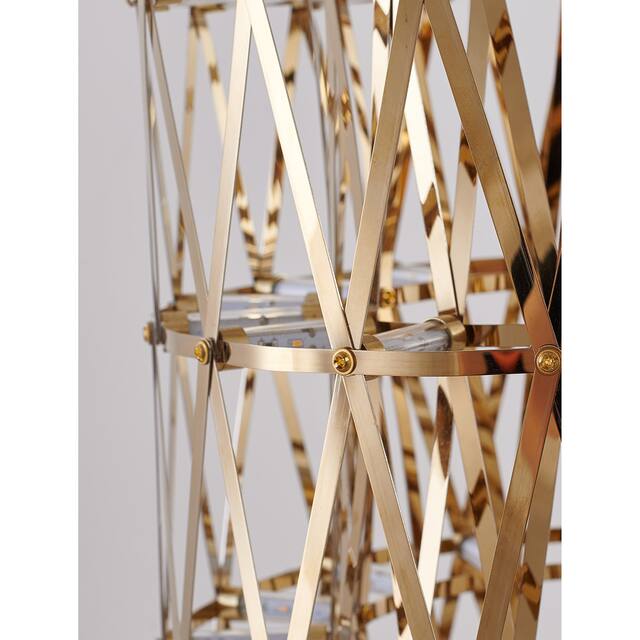 Gold Stainless Steel LED Floor Lamp