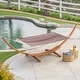 preview thumbnail 33 of 31, Richardson Outdoor Modern Hammock by Christopher Knight Home - 400 lb limit