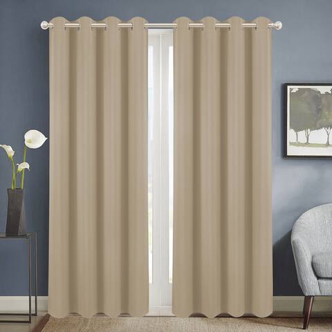 Anchorage Blackout Single Grommet Curtain Panel - (1x) 54 x x 63 in.