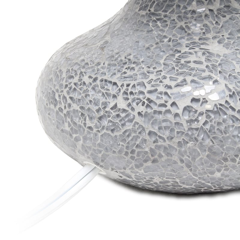 The Curated Nomad Blakey Mosaic Tiled Glass Table Lamp