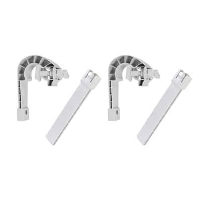 Intex Skimmer Hook and Adjuster for Metal Frame Pools Replacement Part (2 Pack) - 0.65