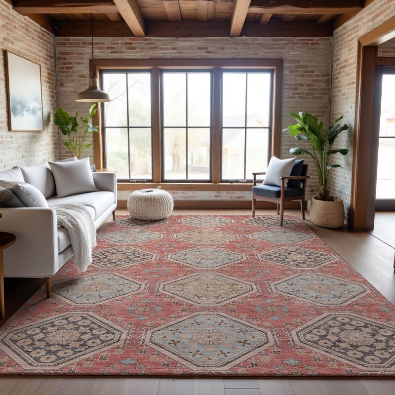 Premium Washable Super Soft Global Modern Mayfield Rug