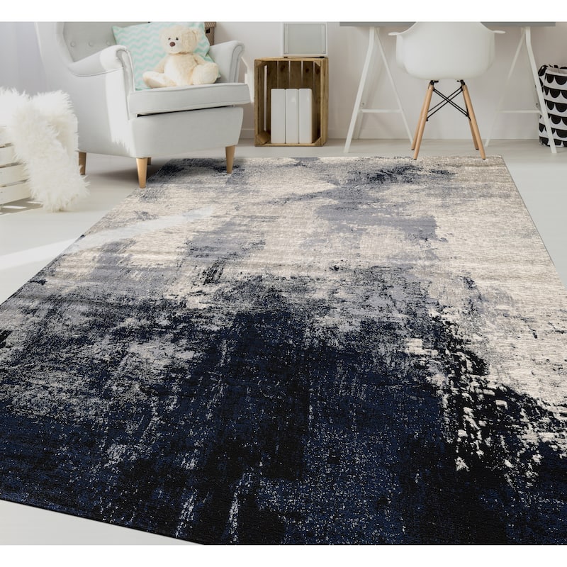 Noori Rug Lagoon Alice Distressed Abstract Modern Area Rug