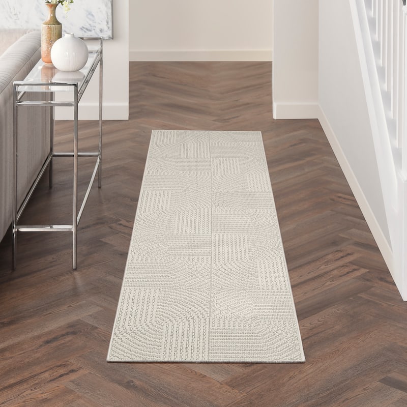 Nourison Textured Home Indoor only Geometric Area Rug