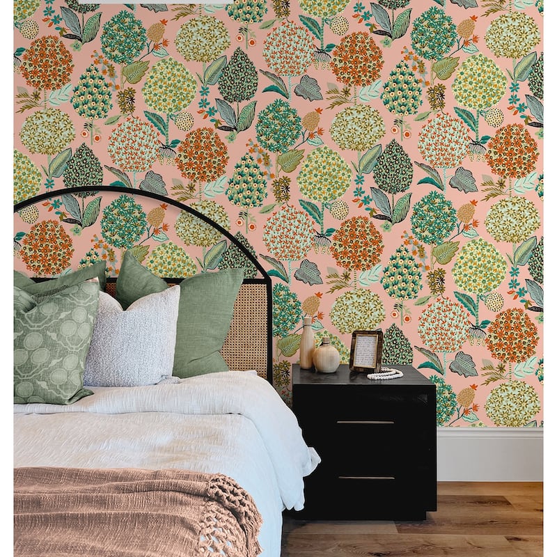 NextWall Blooming Bulbs Peel and Stick Wallpaper