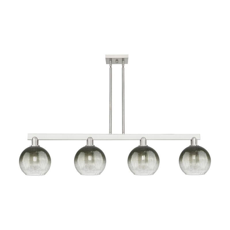 Innovations Lighting Urban Downtown - Brookhaven Globe - 4 Light 48" Stem Hung Island Light