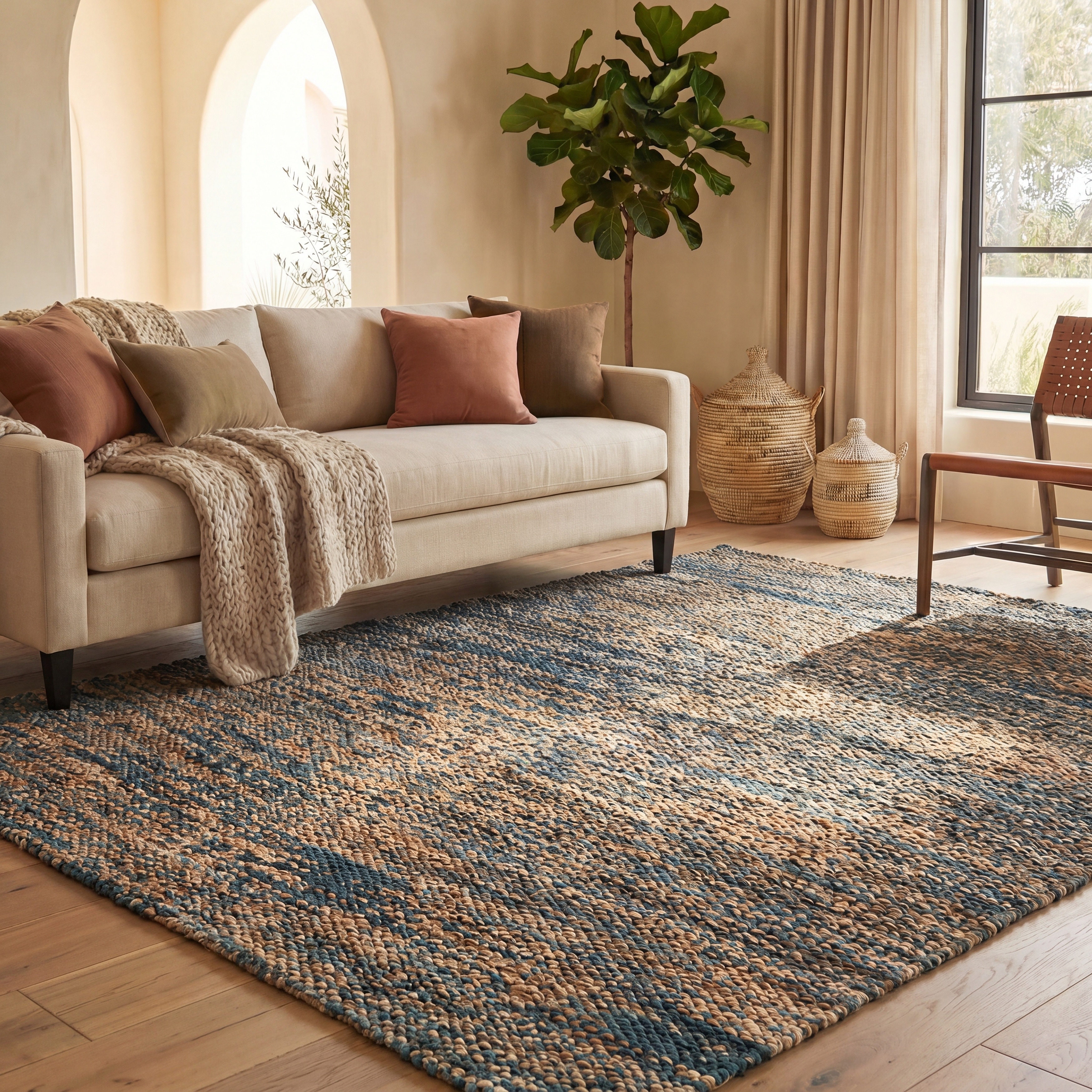 SAFAVIEH Handmade Natural Fiber Couture Francette Jute Rug