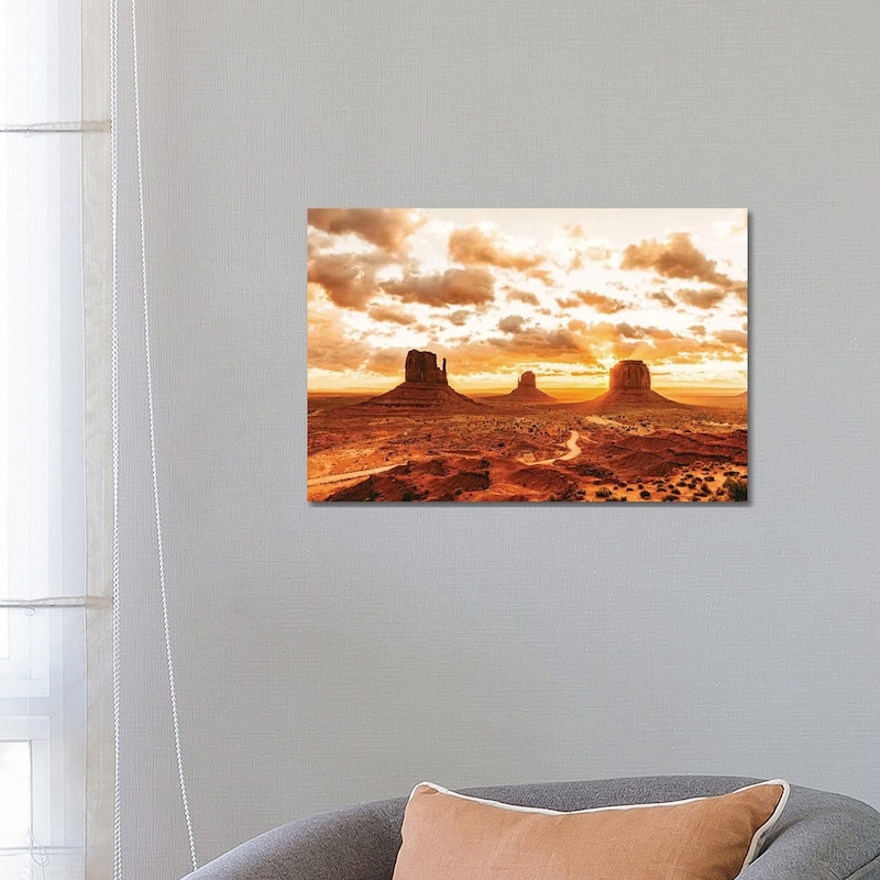 iCanvas "Southwestern Monument Valley Utah" by Nature Magick Canvas Print - 18x26x1.5