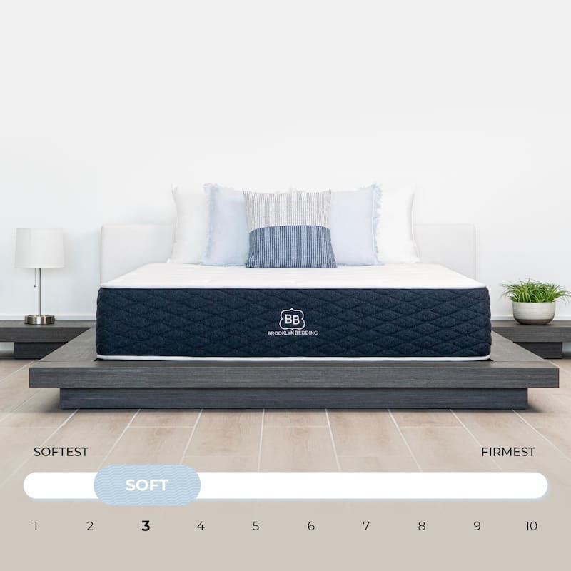 Brooklyn Bedding Signature 11" Hybrid Mattress with Comfort Foam - Full XL - Plush