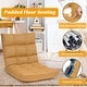 preview thumbnail 13 of 67, Costway Adjustable 14-Position Floor Chair Folding Lazy Gaming Sofa