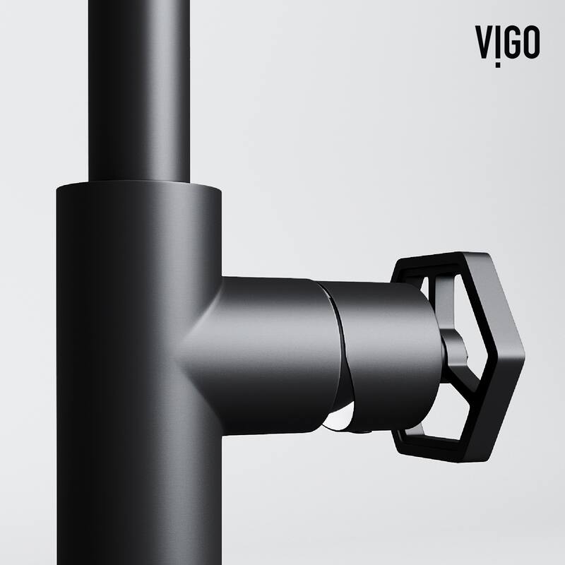 VIGO Ruxton 9" H Single Handle Single Hole Bathroom Faucet