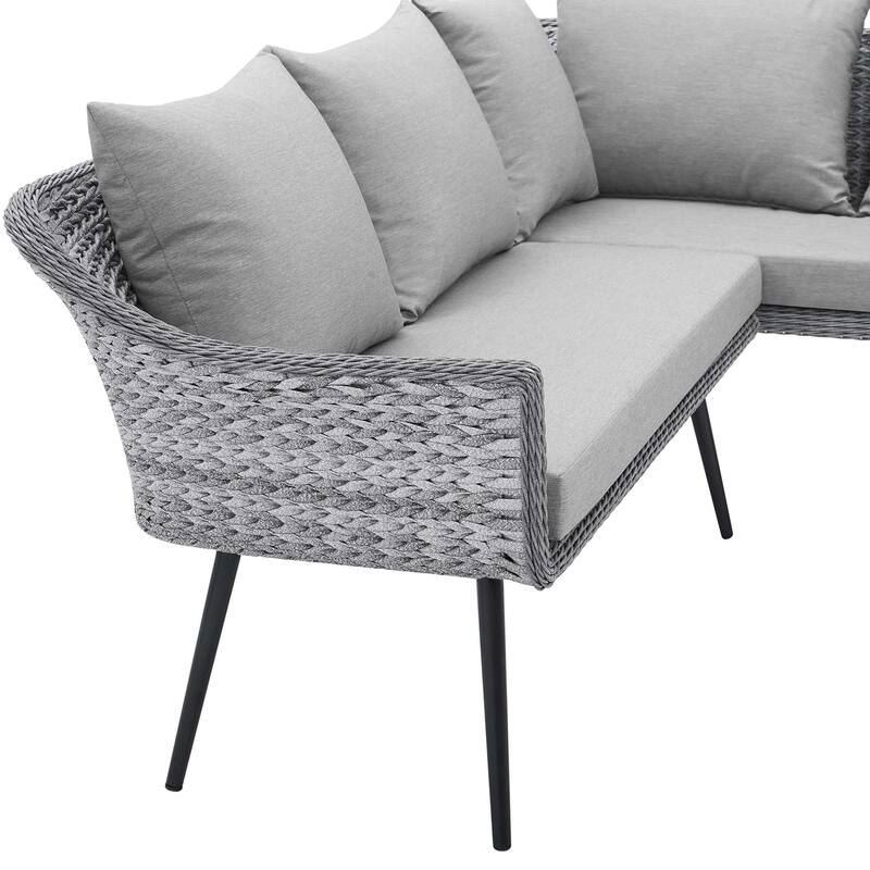 Endeavor Outdoor Patio Wicker Rattan Outdoor Patio Wicker Rattan Seating Set