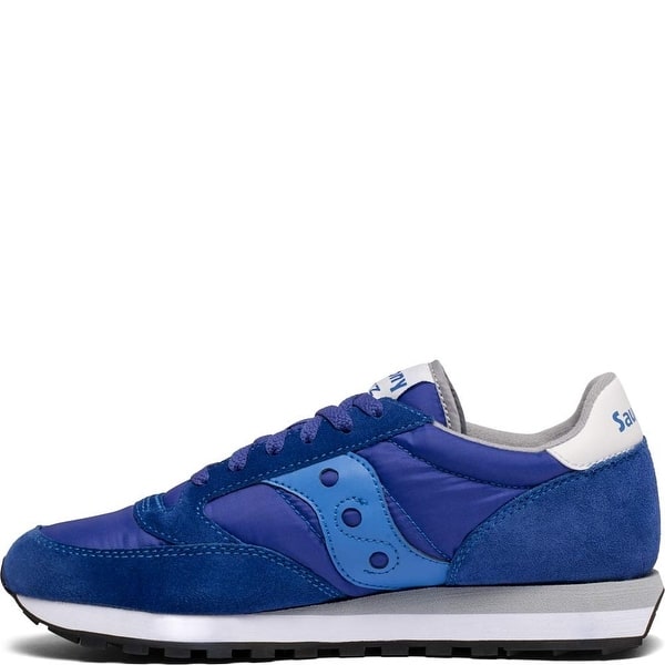 Shop Saucony Men S Jazz Original Sneaker Shoes Overstock 31138595 Blue Grey 14