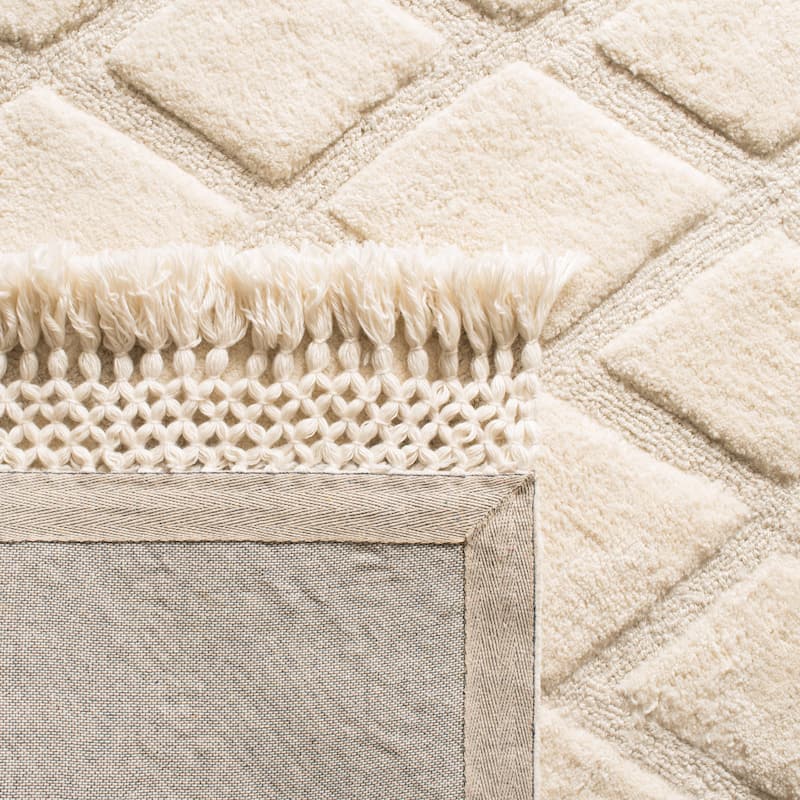 SAFAVIEH Handmade Casablanca Shag Grozdanka Tribal Wool Rug