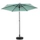 preview thumbnail 38 of 48, 9FT Outdoor Patio Umbrella Outdoor Table Umbrella with Push Button Tilt and Crank