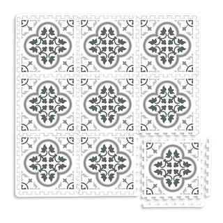 FloorPops Hamal Interlocking Floor Foam Tiles - 34.2in x 34.2in x 0.4in