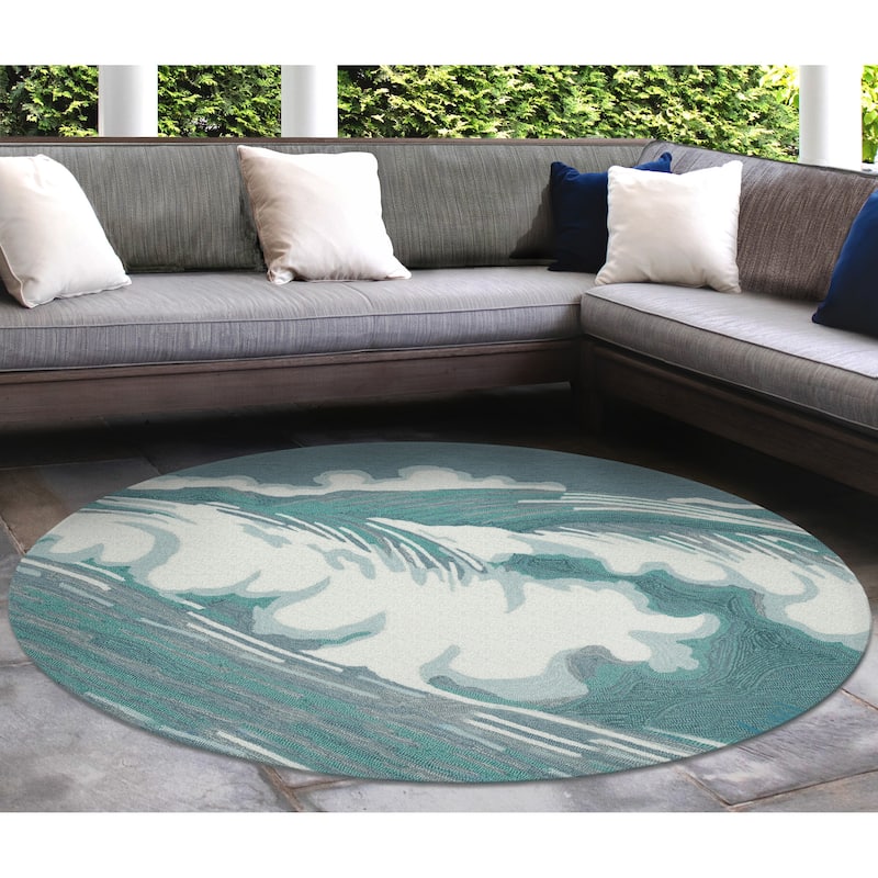 Liora Manne Capri Wave Indoor/Outdoor Area Rug