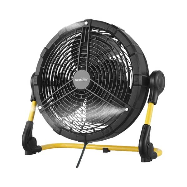 battery operated patio umbrella fan (White) 96101 allen + roth 10-ft Aluminum