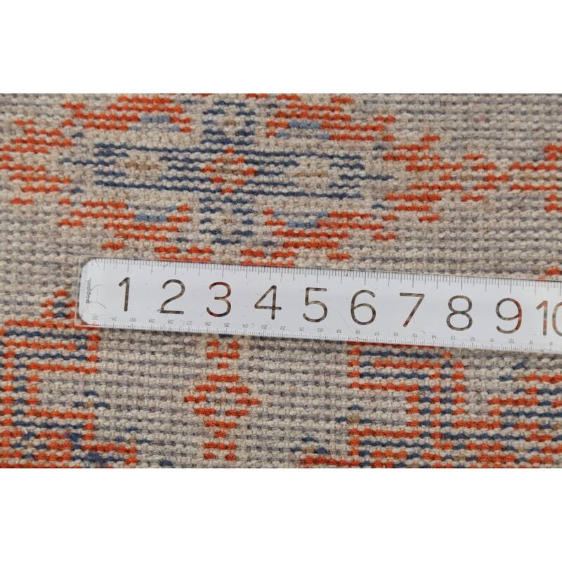 Gray Viss Indian Runner Rug Handmade Wool Carpet - 2'8"x 10'0"