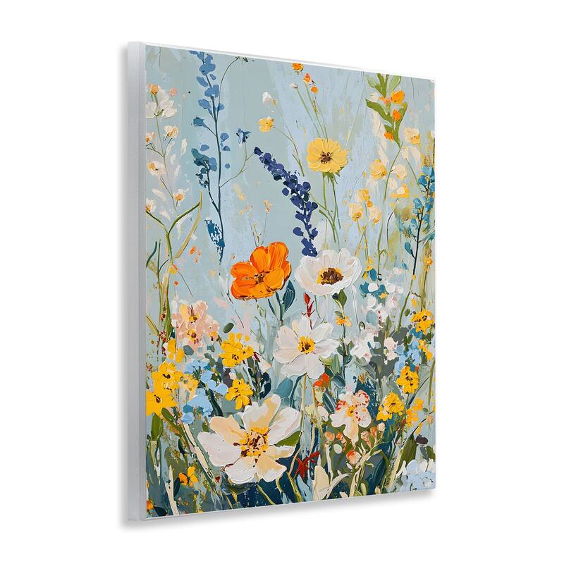 Stupell Warm Toned Flowers Wall Plaque Art Design By Franklyn Gregory