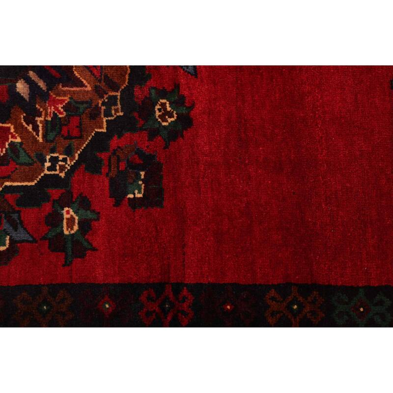 ECARPETGALLERY Hand-knotted Teimani Red Wool Rug - 3'9 x 6'4